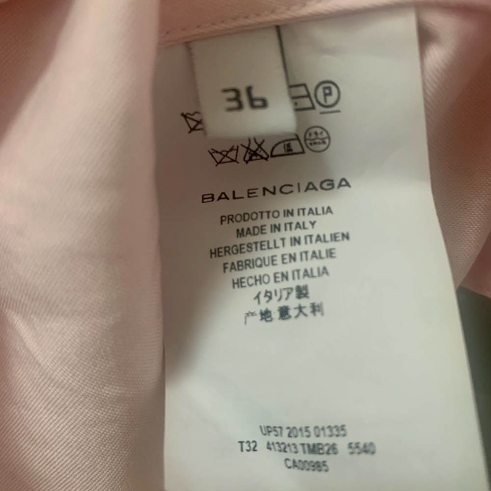 Balenciaga Light Pink Tunic Top - Picture 6 of 6